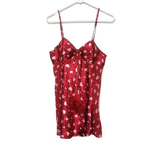 Seductive Wear Cinema Etoile Red Chemise Babydoll Womens Size M Nightie Negligee